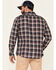 Image #4 - Flag & Anthem Men's Sarona Double Layer Dobby Plaid Long Sleeve Button Down Western Shirt, Navy, hi-res
