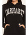 Image #3 - Carhartt Women's Marquette Varsity Graphic Hoodie, Black, hi-res