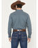 Image #4 - Cody James Men's Bourbon Geo Print Long Sleeve Button-Down Stretch Western Shirt, Navy, hi-res
