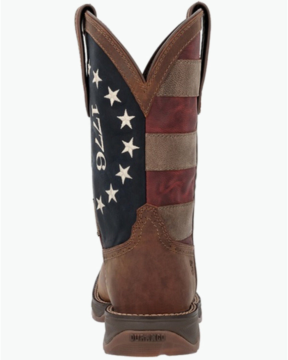 Image #5 - Durango Women's Lady Rebel&trade; America 250th Flag Performance Western Boots - Broad Square Toe, Red/white/blue, hi-res