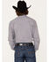 Image #4 - Cinch Men's Modern Fit Small Plaid Snap Western Shirt, Blue, hi-res