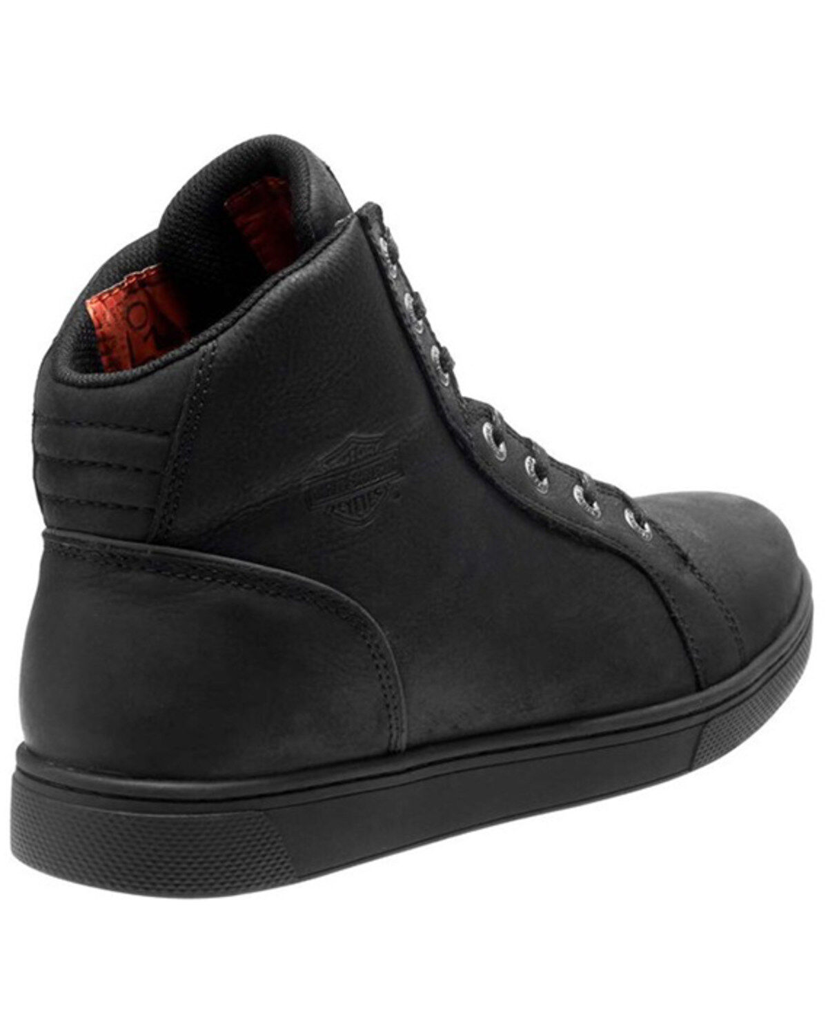Image #2 - Harley Davidson Men's Watkins Lace-Up Motorcycle Boots - Soft Toe, Black, hi-res
