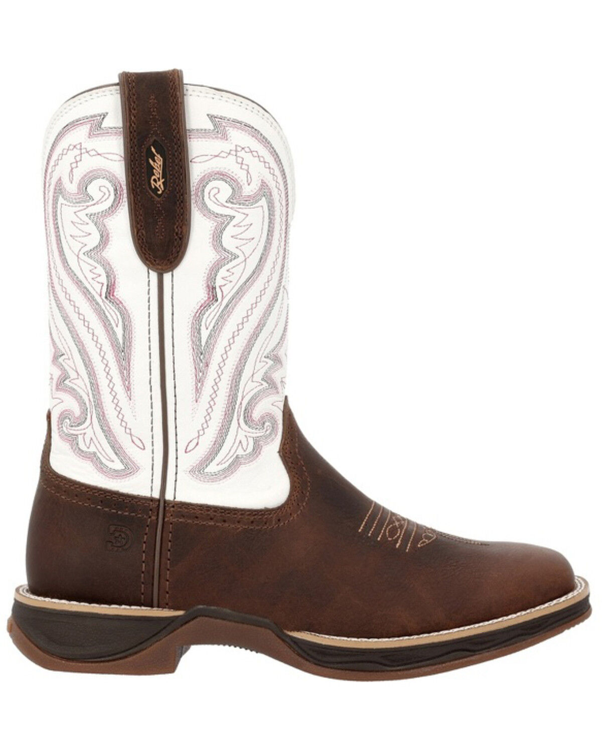 Image #2 - Durango Women's Lady Rebel Ultra-Lite Performance Western Boots - Broad Square Toe, Coffee, hi-res