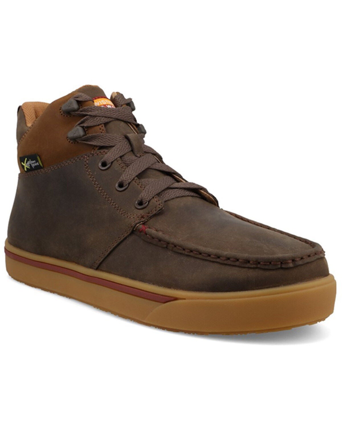 Twisted X Men's 5" Work Kicks - Nano Toe, Brown, hi-res