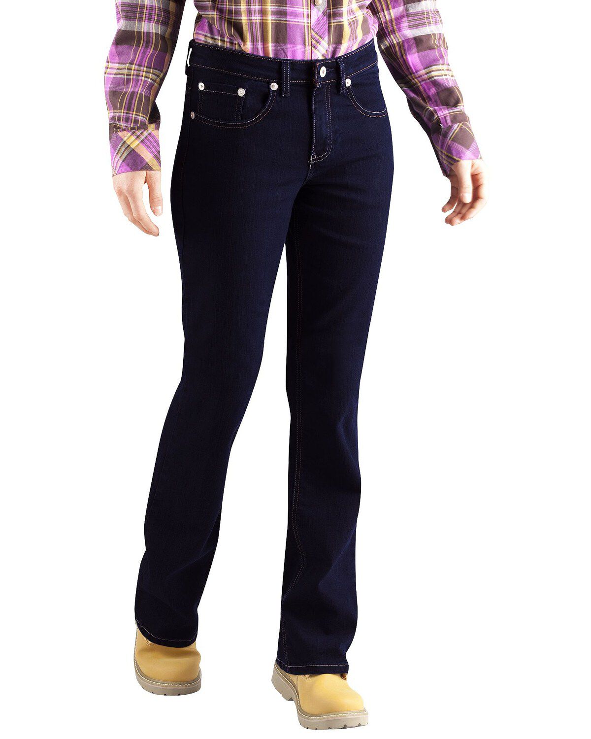 women's relaxed bootcut jeans