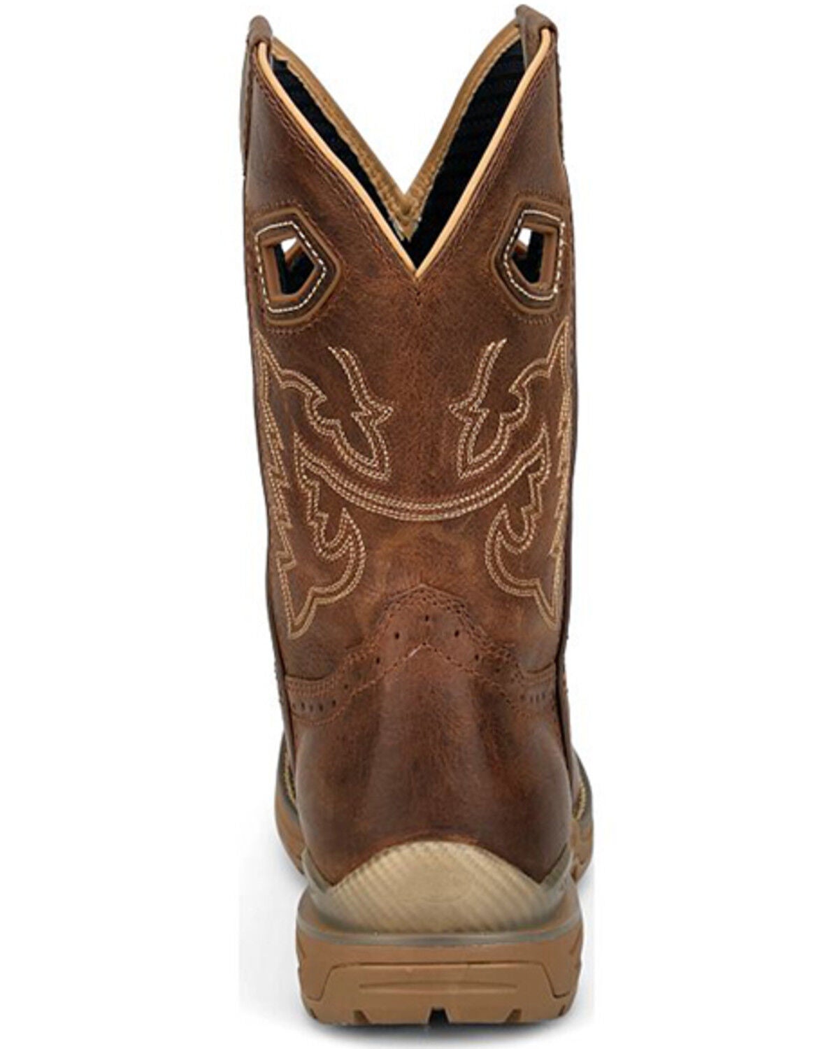 Image #5 - Justin Men's 11" Warhawk Oil Patch Waterproof Work Boots - Nano Composite Toe, Tan, hi-res