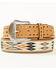 Image #1 - Cody James Men's Southwestern Woven Belt, Medium Brown, hi-res