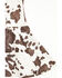 Image #2 - Shyanne Toddler Girls' Carly Faux Suede Cow Print Flare Pants, Brown, hi-res