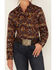 Cinch Women's Floral & Paisley Print Long Sleeve Button-Down Shirt, Multi, hi-res