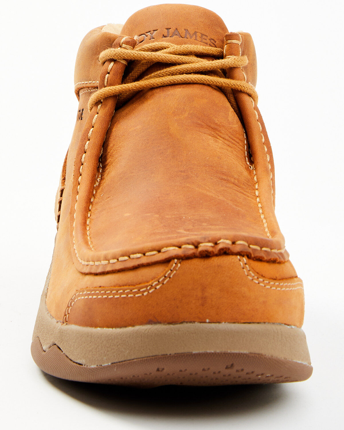 Image #4 - Cody James Men's Casual Wallabee Big Brother Lace-Up Work Boots - Composite Toe, Tan, hi-res