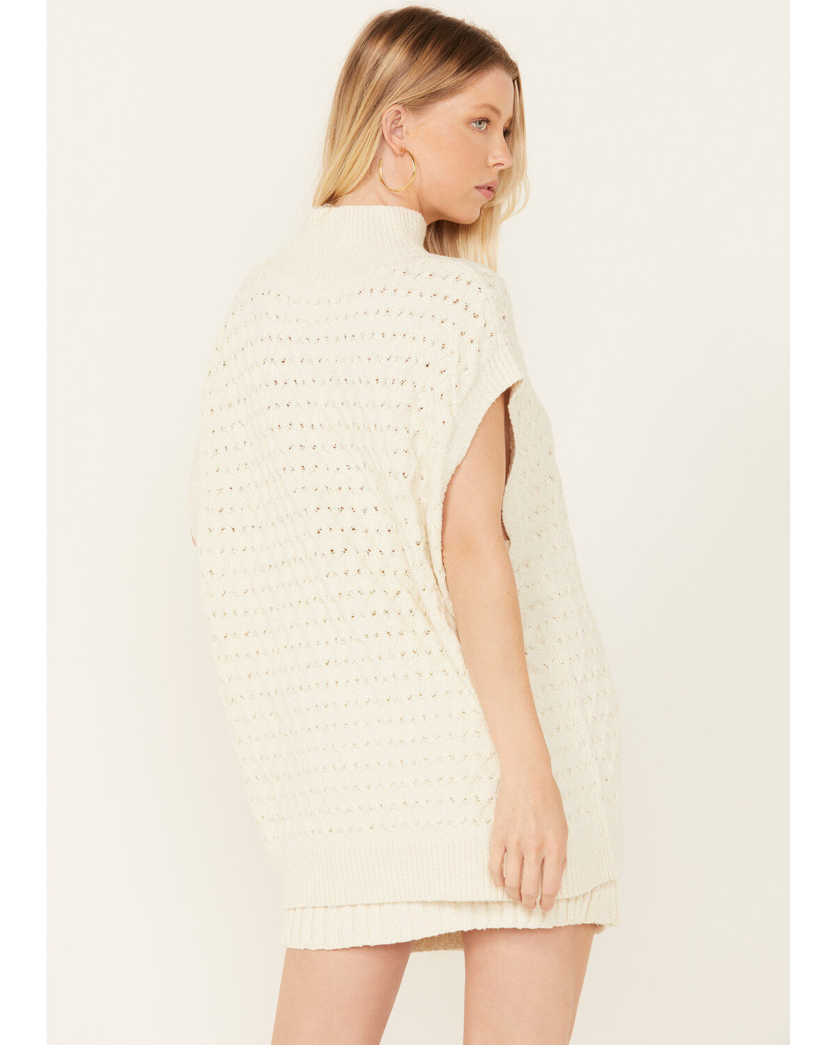 Image #4 - Free People Women's Rosemary Knit Top and Skirt Set - 2 Piece, Cream, hi-res
