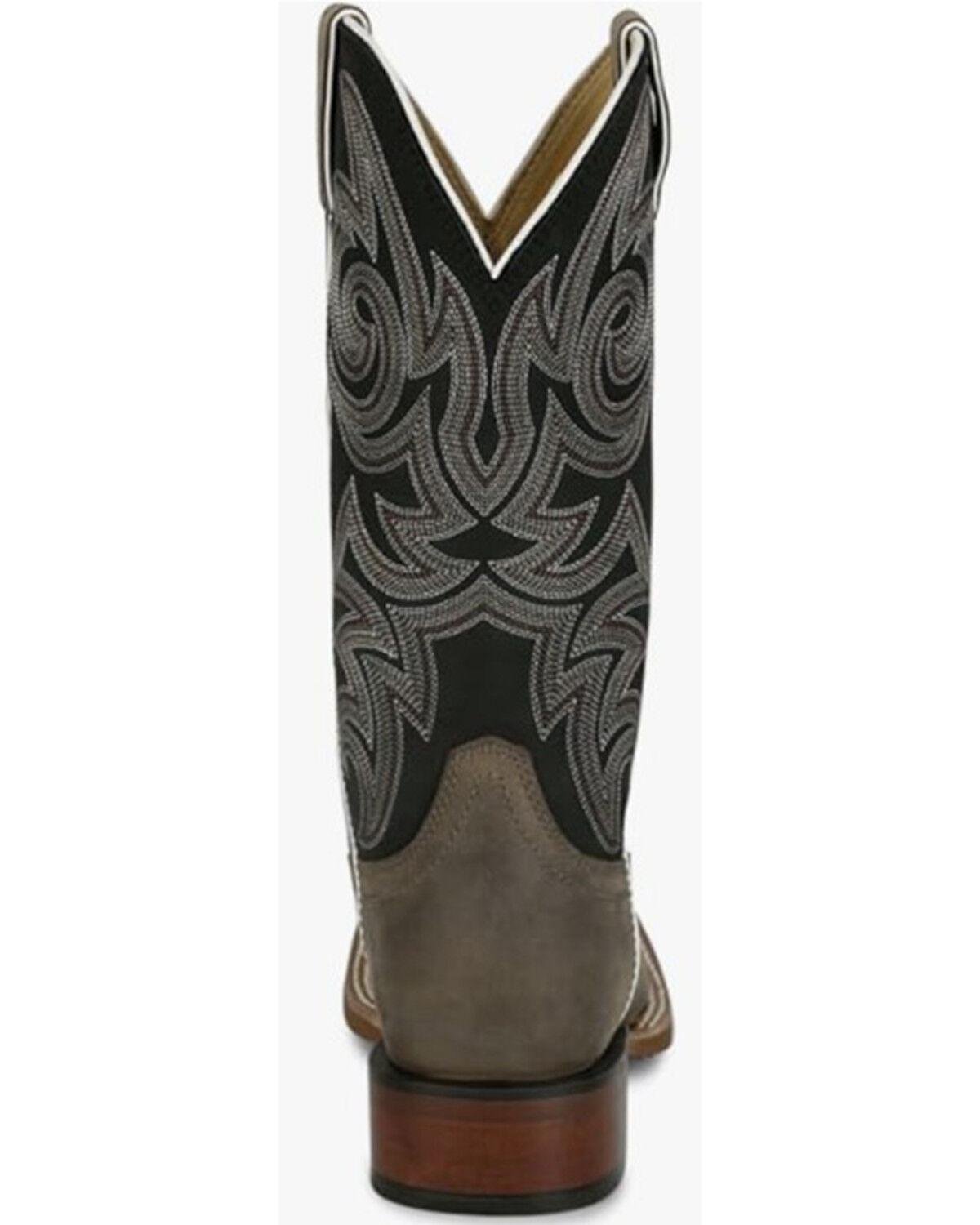 Image #4 - Justin Men's May Day Performance Western Boots - Broad Square Toe, Grey, hi-res
