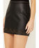 Image #2 - Wonderwest Women's Studded Leather Skirt, Black, hi-res