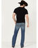 Image #3 - Moonshine Spirit Men's White Lightning Wash Hutch Slim Bootcut Stretch Denim Jeans, Medium Wash, hi-res