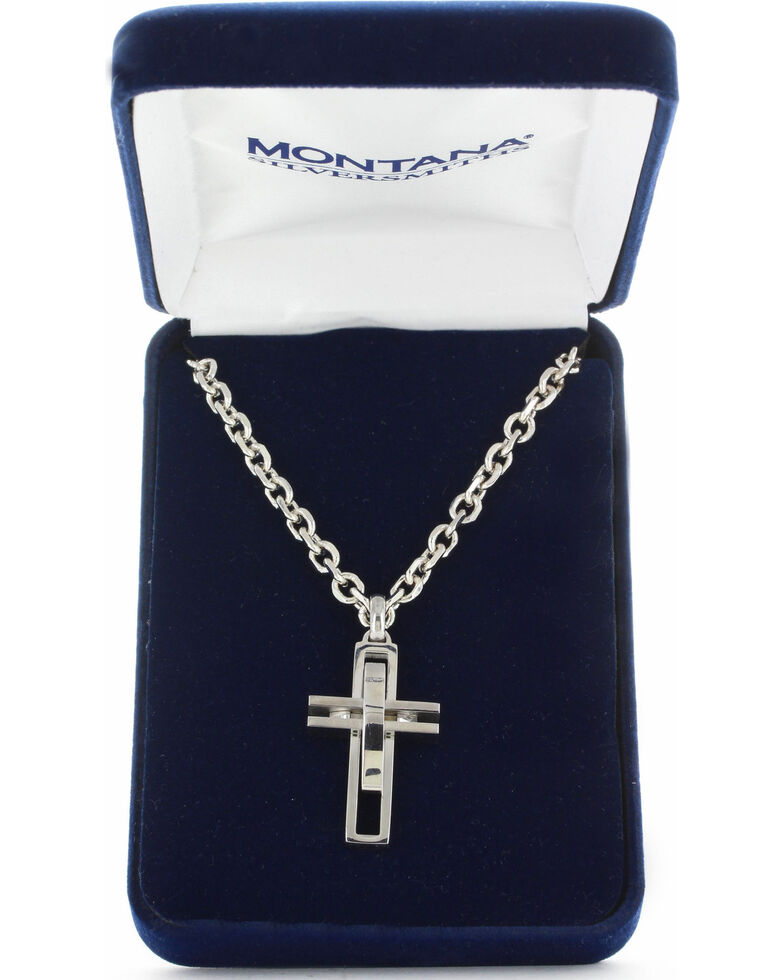 Montana silver cross necklace clearance