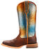 Image #2 - Ariat Women's Brown Gringa Rainbow Fish Print Boots - Square Toe , , hi-res