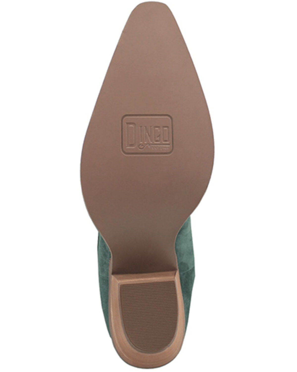 Image #7 - Dingo Women's Wild Child Suede Fringe Tall Western Boots - Snip Toe, Green, hi-res