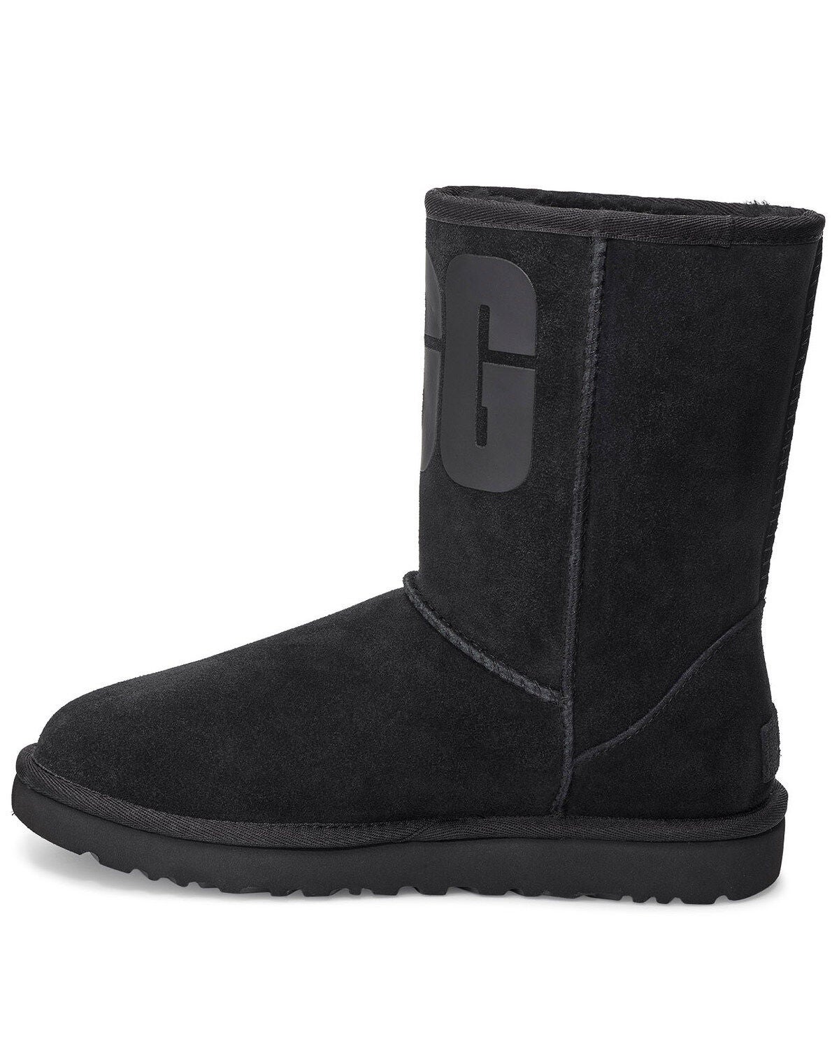 ugg womens classic short boots black