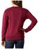 Image #3 - Ariat Girls' Emblem Sweatshirt, Maroon, hi-res