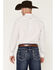 Image #4 - Ariat Men's Campbell Geo Print Long Sleeve Button-Down Western Shirt, White, hi-res