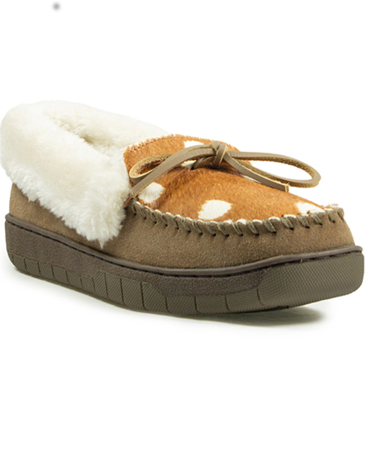 Image #1 - Ariat Women's Ivy Moccasin Slippers, Brown, hi-res