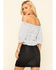Image #2 - Wrangler Women's Tile Print Smocked Peasant Off The Shoulder Top, , hi-res