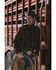 Image #1 - Ariat Men's Hiller Retro Plaid Snap Western Flannel Shirt, Maroon, hi-res