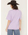 Image #4 - Gameday Women's LSU Southern Split Short Sleeve Graphic Tee, Lavender, hi-res