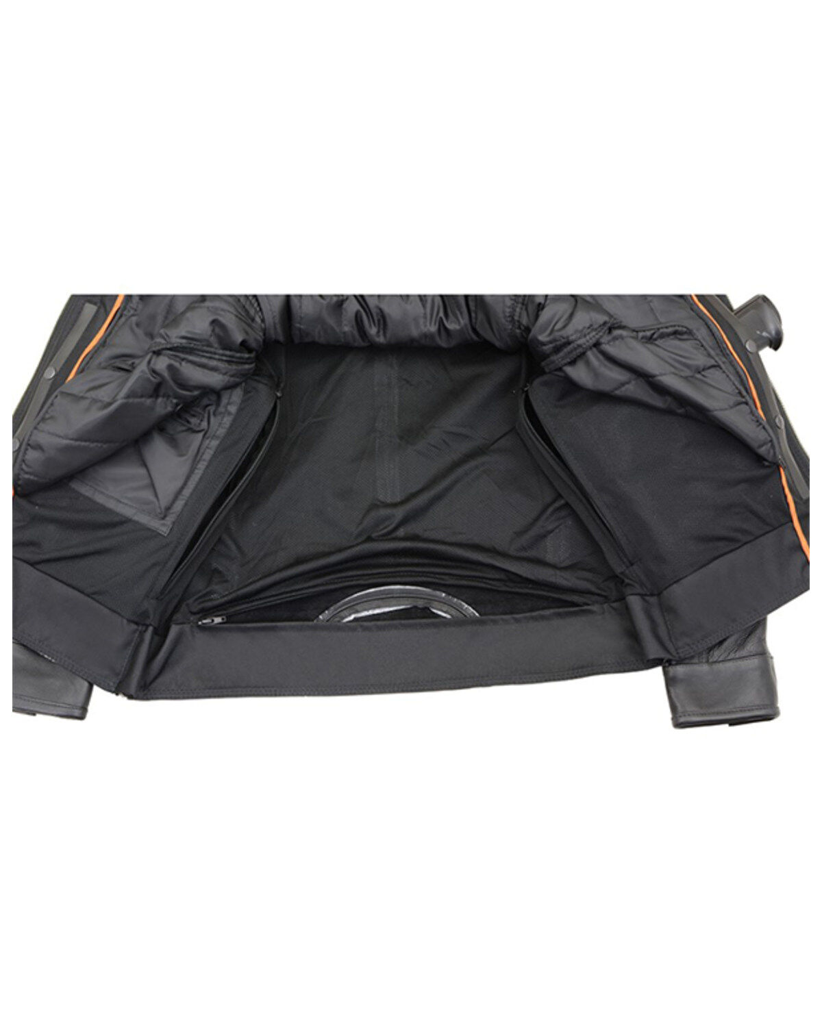 Image #3 - Milwaukee Leather Men's Cool-Tec Scooter Style Motorcycle Jacket - 4X, Black, hi-res