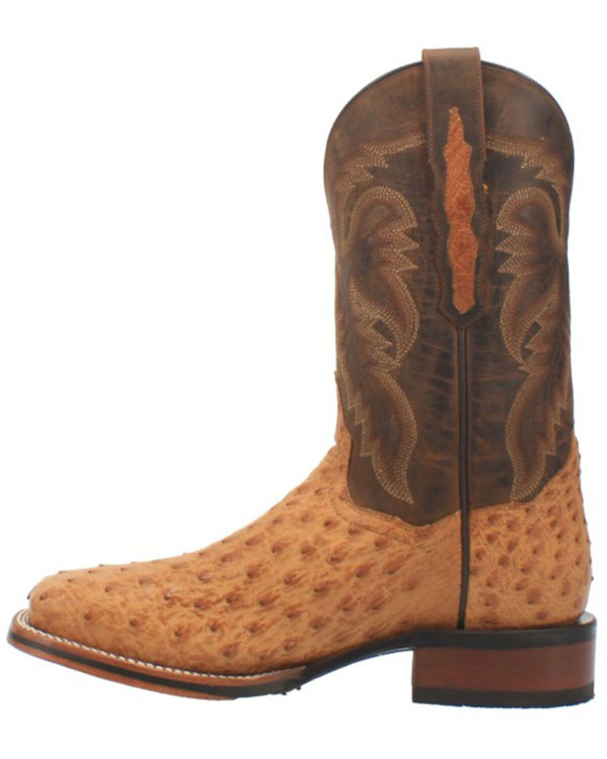 ostrich skin steel toe work boots