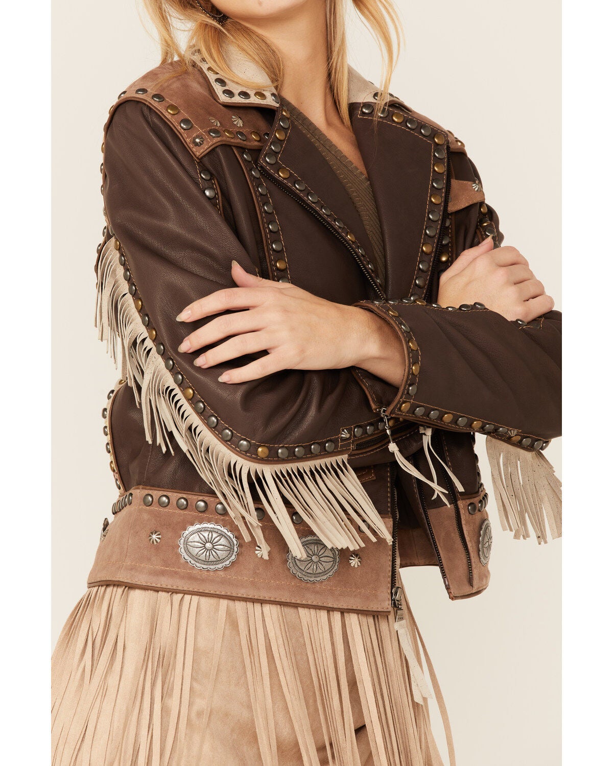 Women's Boot Barn x Double D Ranch Exclusive Leather Western Jacket