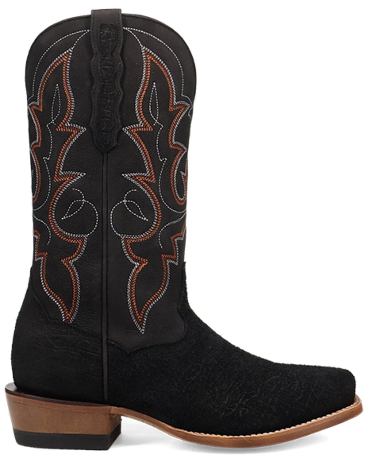Image #2 - Dan Post Men's Ironhide Exotic Print Western Boots - Square Toe, Black, hi-res
