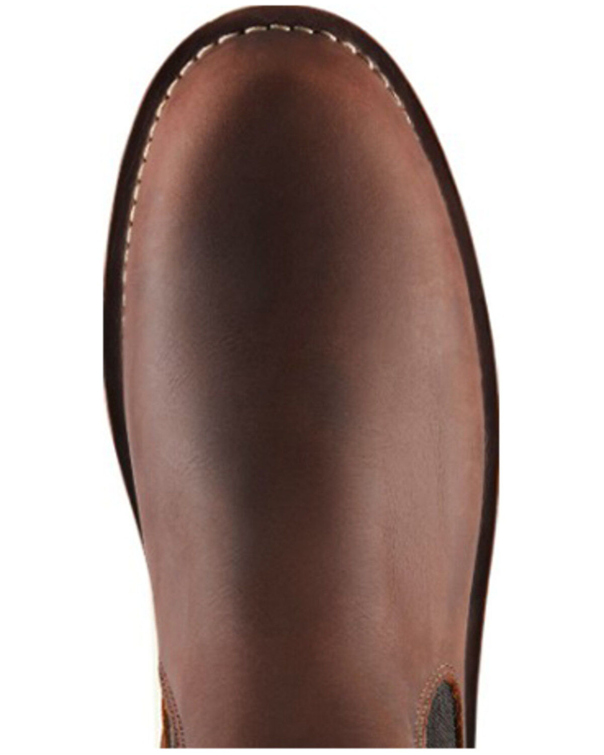 Image #4 - Danner Men's 6" Bull Run Chelsea Wedge Work Boots - Steel Toe, Brown, hi-res