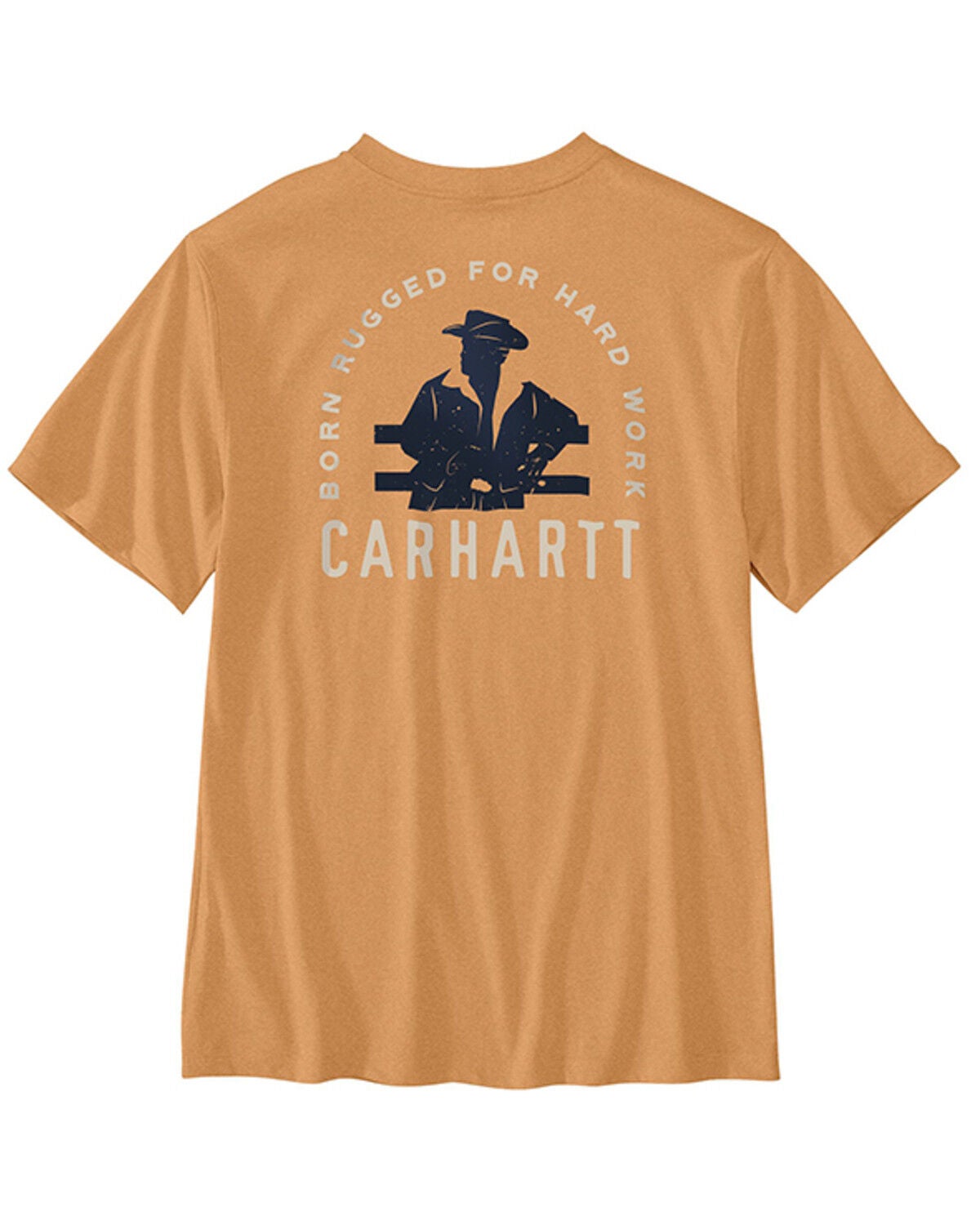Carhartt Men's Montana Relaxed Fit Lightweight Short Sleeve Graphic T-Shirt, Heather Grey, hi-res