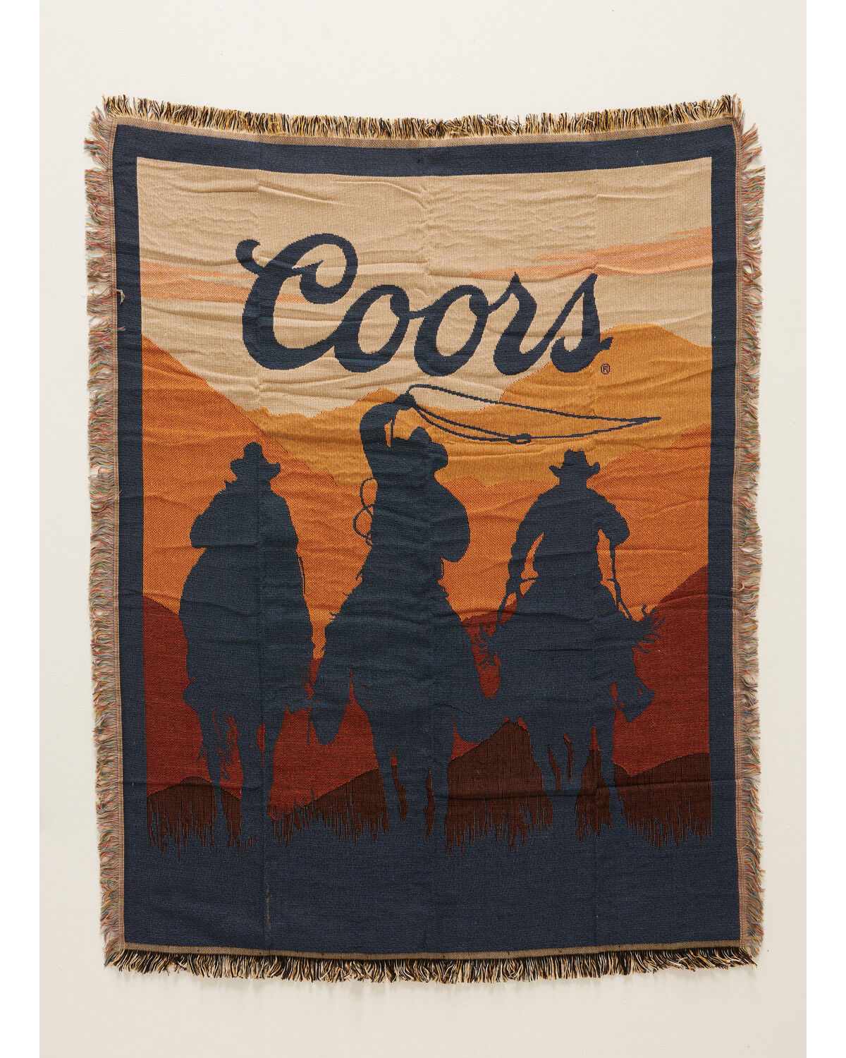 Image #2 - Coors Cowboy Sunset Jacquard Blanket, Multi, hi-res