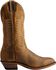 Image #2 - Boulet Men's Western Boots - Round Toe, Amber Brn, hi-res