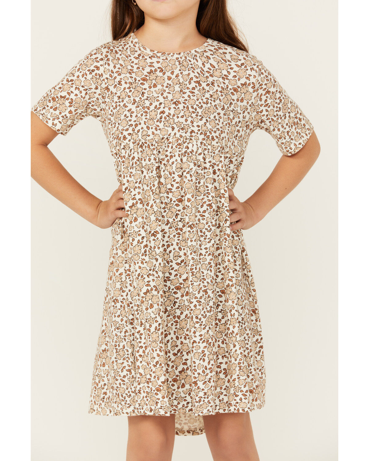 Image #3 - Rylee & Cru Girls' Finn Floral Print Mini Dress, , hi-res