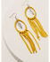 Image #1 - Idyllwind Women's Twist & Turn Tassel Earrings, Silver, hi-res