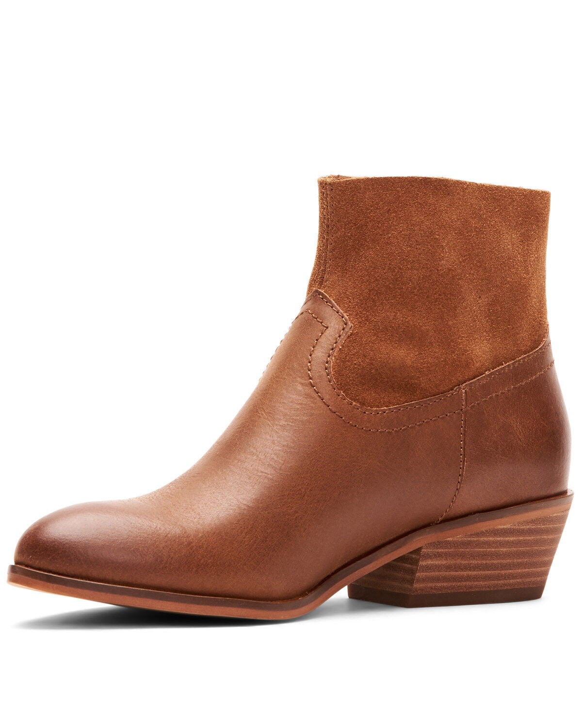 frye cognac booties
