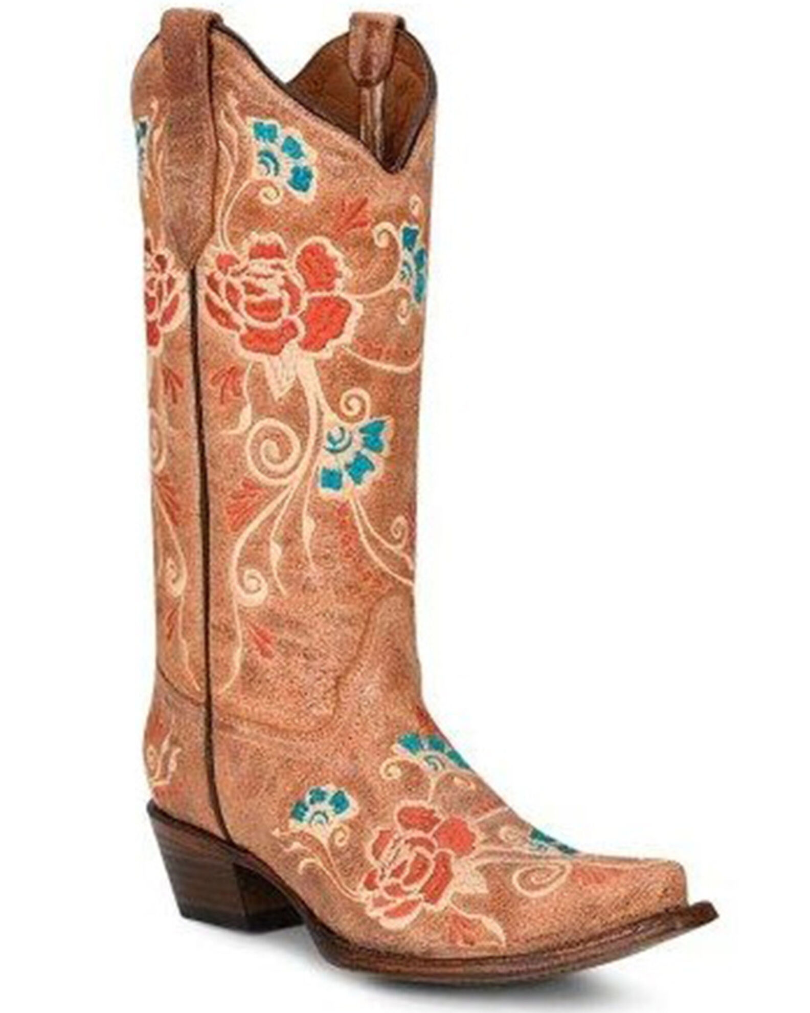 Circle g floral embroidered boots hotsell