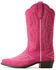 Image #2 - Ariat Girls' Casanova Suede Western Boots - Snip Toe, Pink, hi-res