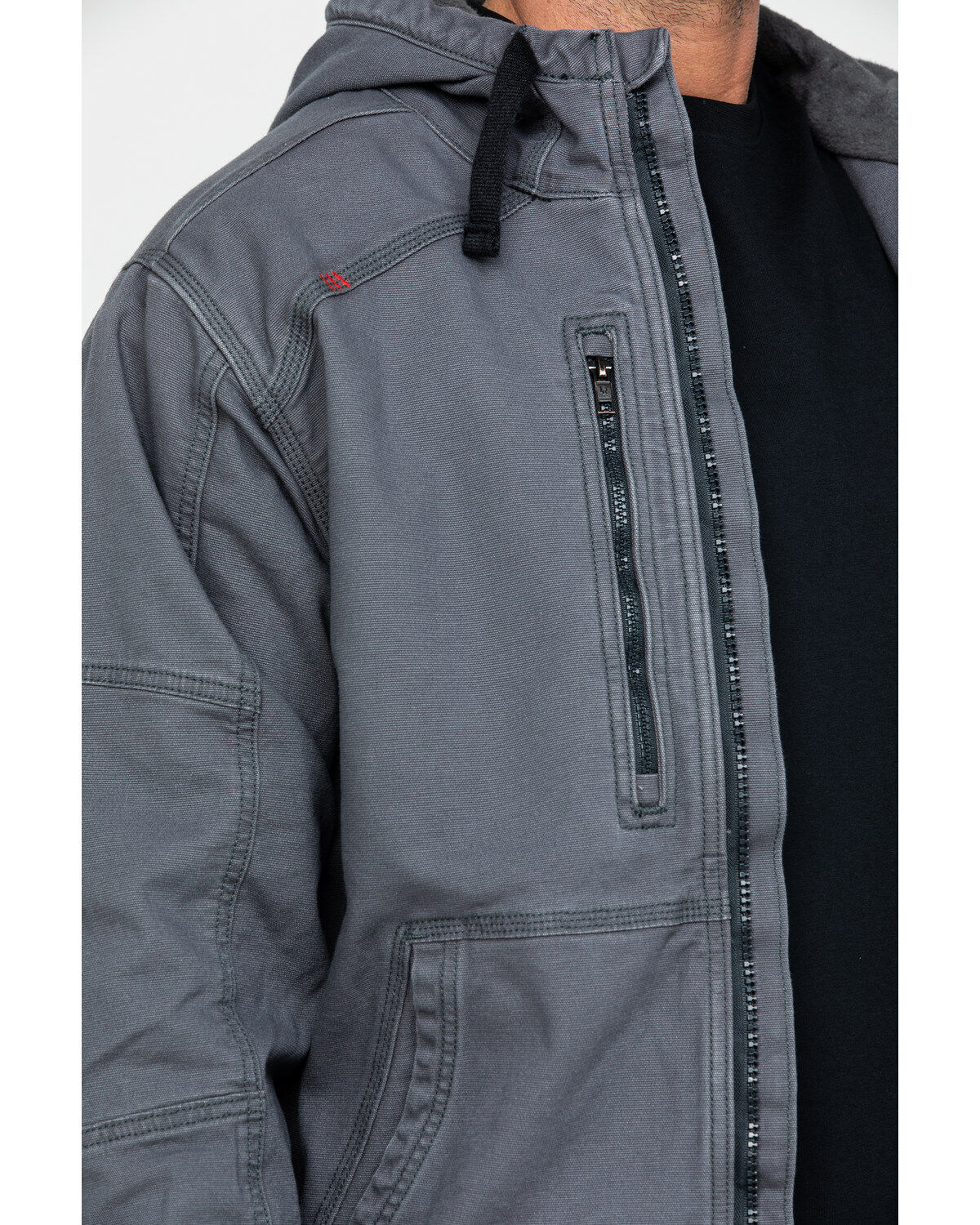 Image #5 - Ariat Men's FR Duralight Stretch Canvas Work Jacket - Big, , hi-res
