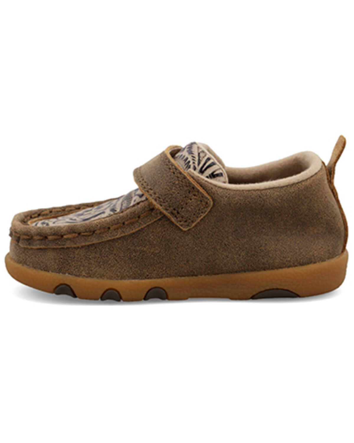 Image #3 - Twisted X Toddler Girls' Driving Mocs, Brown, hi-res