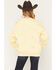 Image #4 - Gameday Women's LSU Embroidered Crewneck, Light Yellow, hi-res