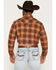 Image #4 - Gibson Trading Co Men's Drive-In Dave Long Sleeve Snap Plaid Print Flannel Shirt, Tan, hi-res