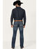 Image #1 - Rock & Roll Denim Men's Pistol Dark Vintage Wash Stackable Bootcut Rigid Denim Jeans, , hi-res