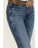 Image #2 - Wrangler Retro Women's Bessie Dark Wash High Rise Trouser Denim Jeans, Dark Wash, hi-res