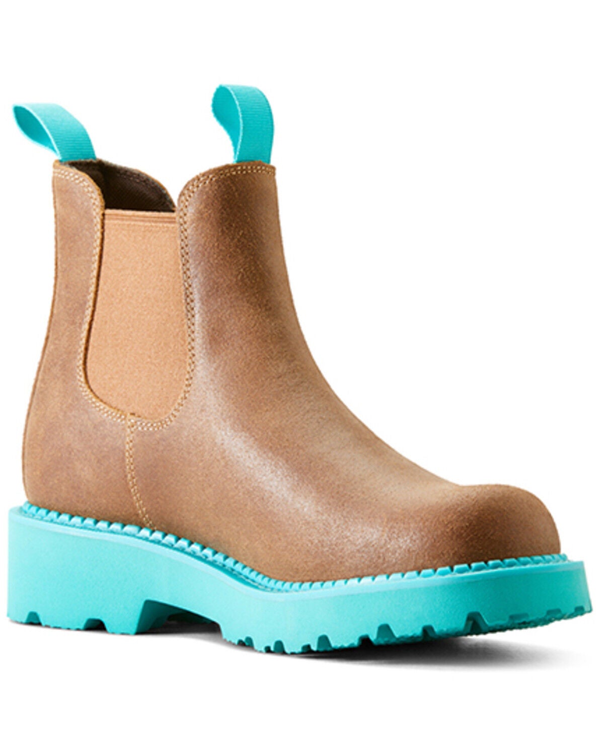 Ariat Women's Fatbaby Chelsea Boots - Round Toe, Brown, hi-res