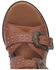 Dingo Women's Ziggy Leather Studded Buckle Sandals , Tan, hi-res