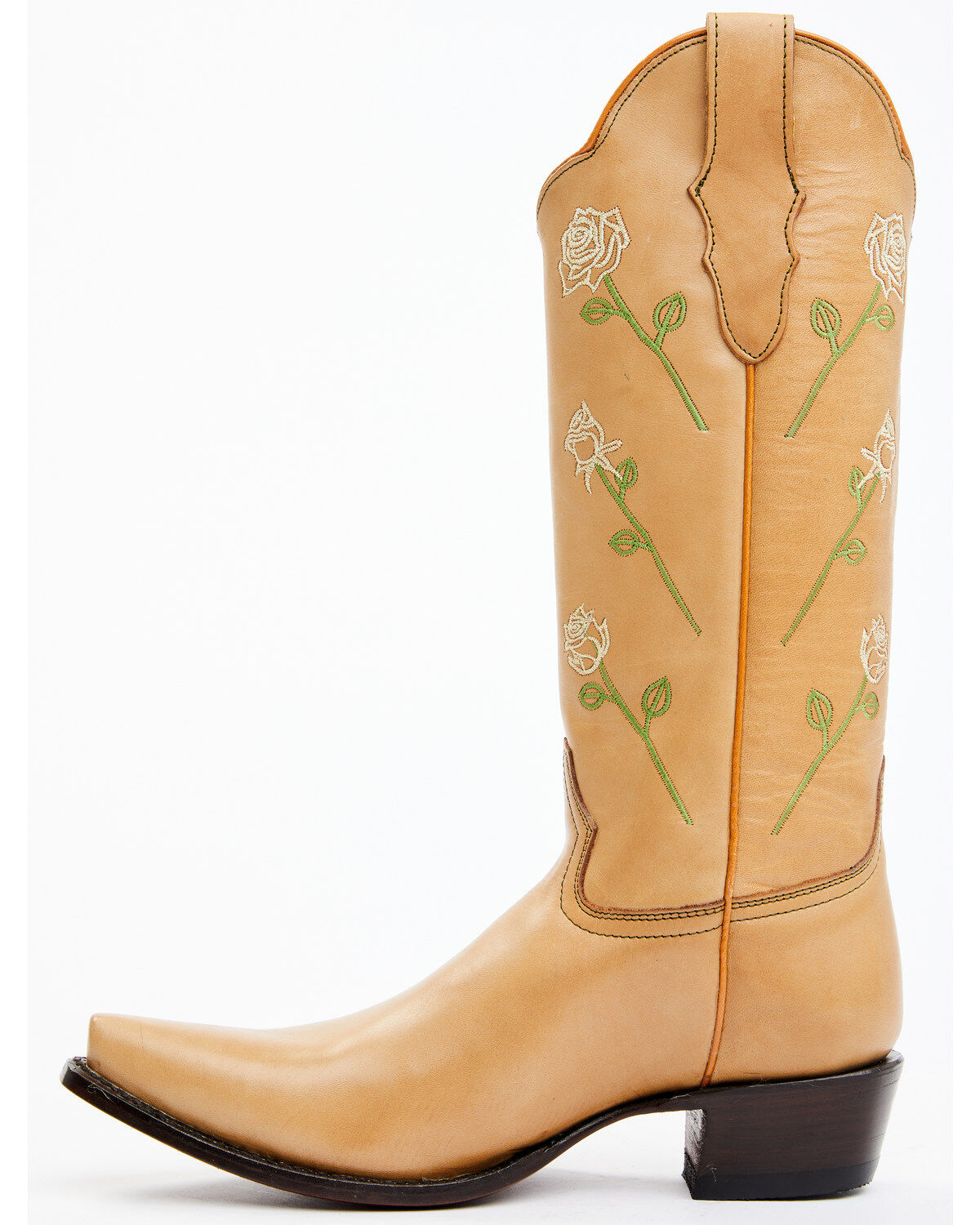 Image #3 - Planet Cowboy Women's Saharan Dozen Roses Western Boot - Snip Toe, Tan, hi-res
